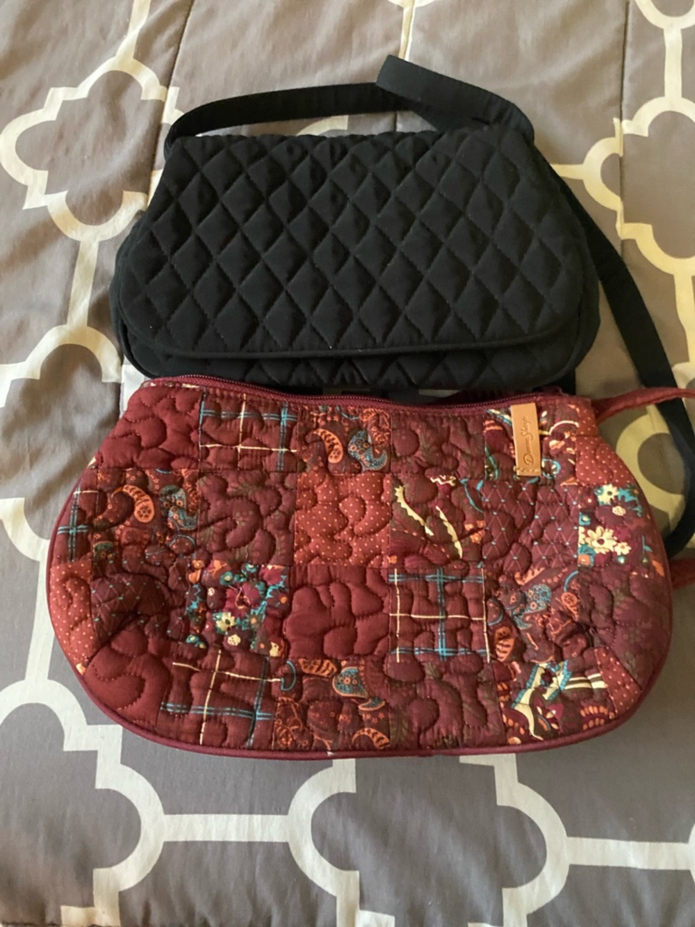 Vera Bradley Quilted Bag and Donna Sharp Floral